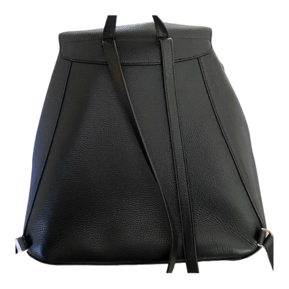 NWOT Kate ♠️ Spade Backpack In Black Leather. So Soft, So Roomy. Gorgeous! - Picture 2 of 6